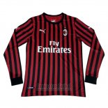 Camiseta AC Milan 1ª Manga Larga 2019-2020