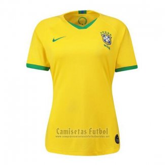 Camiseta Brasil 1ª Mujer 2019