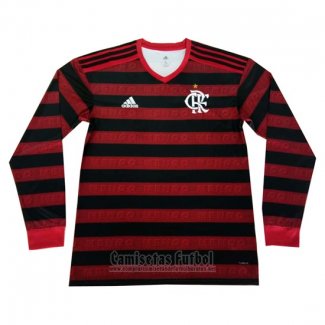 Camiseta Flamengo 1ª Manga Larga 2019-2020