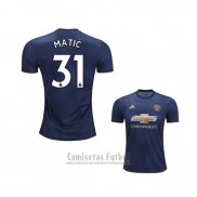 Camiseta Manchester United Jugador Matic 3ª 2018-2019