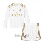 Camiseta Real Madrid 1ª Manga Larga Nino 2019-2020