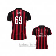 Camiseta AC Milan Jugador Silva 1ª 2018-2019
