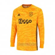 Camiseta Ajax Portero Manga Larga 2019-2020 Amarillo