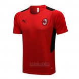 Camiseta de Entrenamiento AC Milan 2021-2022 Rojo