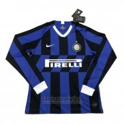 Camiseta Inter Milan 1ª Manga Larga 2019-2020