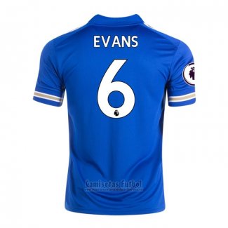 Camiseta Leicester City Jugador Evans 1ª 2020-2021