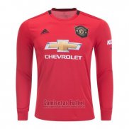 Camiseta Manchester United 1ª Manga Larga 2019-2020