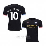 Camiseta Manchester City Jugador Kun Aguero 2ª 2019-2020