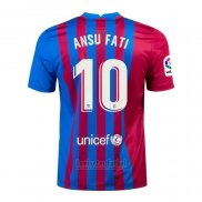 Camiseta Barcelona Jugador Ansu Fati 1ª 2021-2022