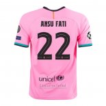 Camiseta Barcelona Jugador Ansu Fati 3ª 2020-2021
