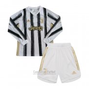Camiseta Juventus 1ª Manga Larga Nino 2020-2021