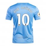 Camiseta Manchester City Jugador Kun Aguero 1ª 2021-2022