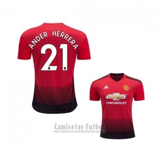 Camiseta Manchester United Jugador Ander Herrera 1ª 2018-2019