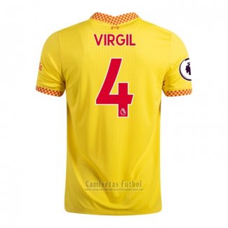 Camiseta Liverpool Jugador Virgil 3ª 2021-2022