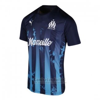 Camiseta Olympique Marsella Influence 2019 Azul Tailandia