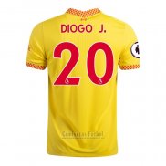 Camiseta Liverpool Jugador Diogo J. 3ª 2020-2021