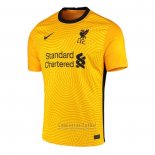 Camiseta Liverpool Portero 2020-2021 Amarillo Tailandia