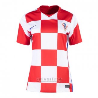 Camiseta Croacia 1ª Mujer 2020-2021