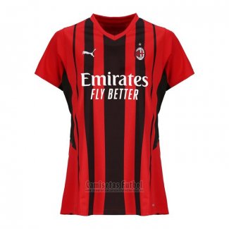 Camiseta AC Milan 1ª Mujer 2021-2022