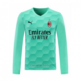 Camiseta AC Milan Portero 1ª Manga Larga 2020-2021