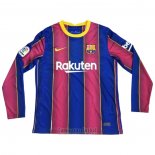 Camiseta Barcelona 1ª Manga Larga 2020-2021