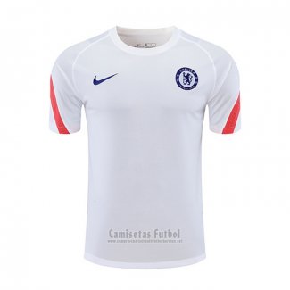 Camiseta de Entrenamiento Chelsea 2020-2021 Blanco