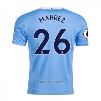 Camiseta Manchester City Jugador Mahrez 1ª 2020-2021