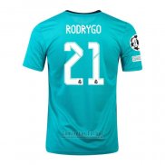 Camiseta Real Madrid Jugador Rodrygo 3ª 2021-2022