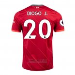 Camiseta Liverpool Jugador Diogo J. 1ª 2021-2022
