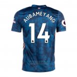 Camiseta Arsenal Jugador Aubameyang 3ª 2020-2021