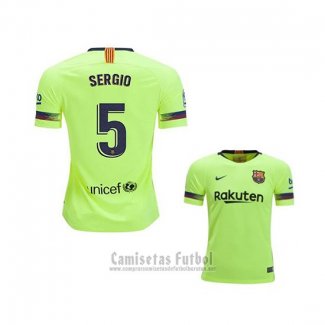 Camiseta Barcelona Jugador Sergio 2ª 2018-2019