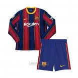Camiseta Barcelona 1ª Manga Larga Nino 2020-2021
