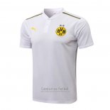 Camiseta Polo del Borussia Dortmund 2021-2022 Blanco