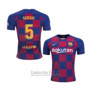 Camiseta Barcelona Jugador Sergio 1ª 2019-2020