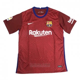 Camiseta Barcelona Portero 2020-2021 Rojo Tailandia