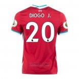 Camiseta Liverpool Jugador Diogo J. 1ª 2020-2021