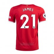 Camiseta Manchester United Jugador James 1ª 2021-2022