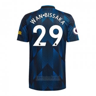 Camiseta Manchester United Jugador Wan-Bissaka 3ª 2021-2022