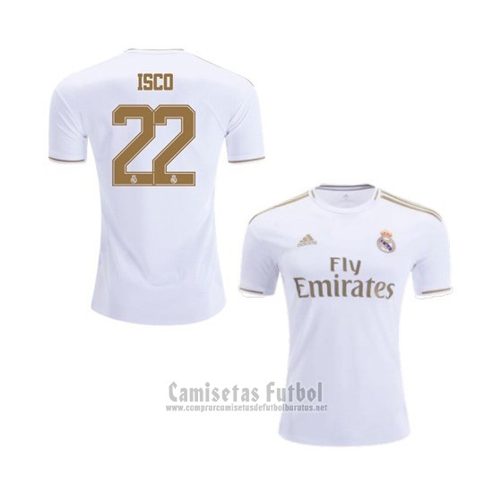 Camiseta Real Madrid Jugador Isco 1ª 2019-2020 barata